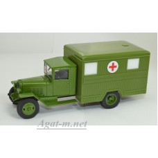 051-АГ ЗИС-44 санитарный фургон, хаки